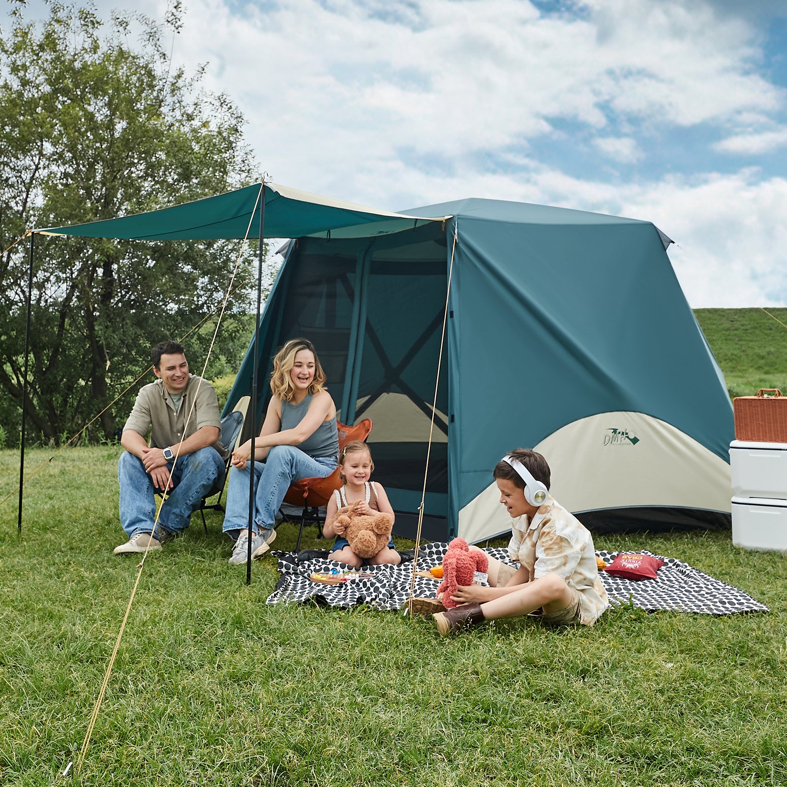 6-Person Instant Pop-Up Camping Tent