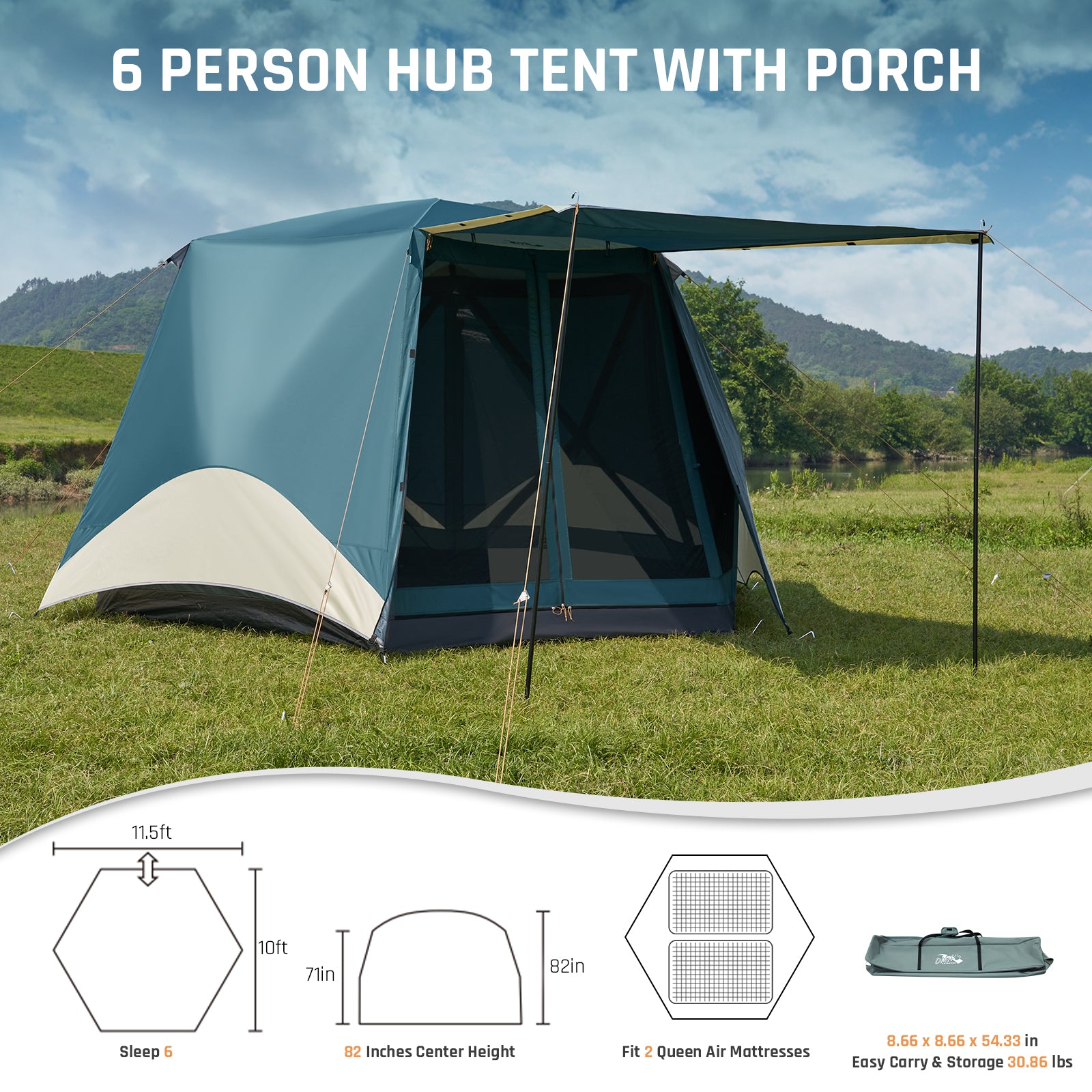 Instant Pop-Up Camping Tent